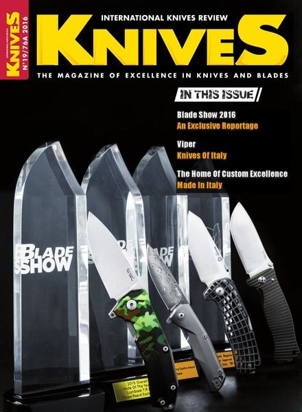 Knives International Review – N19 2016 Cover