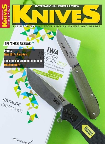 Knives International Review – N27 2017 Cover