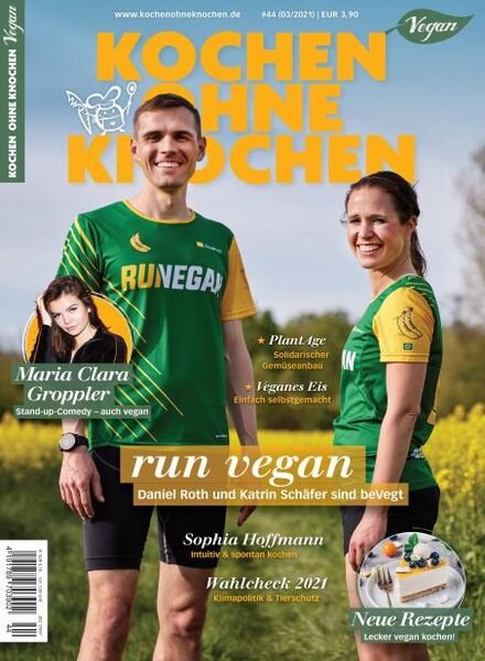 Kochen ohne Knochen – August 2021 Cover