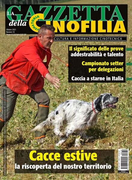La Gazzetta Della Cinofilia Venatoria – Ottobre 2021 Cover