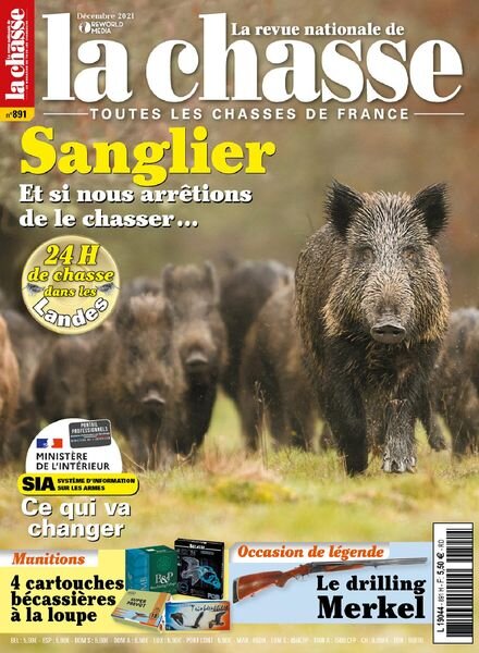La Revue Nationale de la Chasse – decembre 2021 Cover