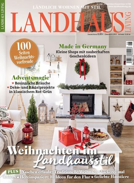 LANDHAUS LIVING – Oktober 2021 Cover