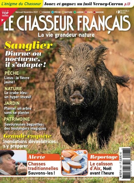 Le Chasseur Francais – novembre 2021 Cover
