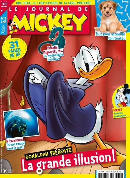 Le Journal de Mickey – 17 Novembre 2021 Cover