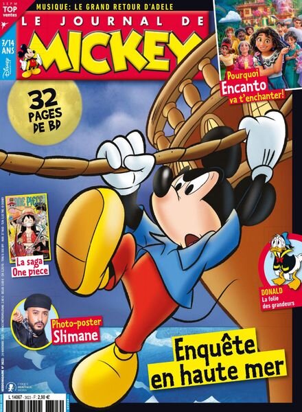 Le Journal de Mickey – 24 Novembre 2021 Cover