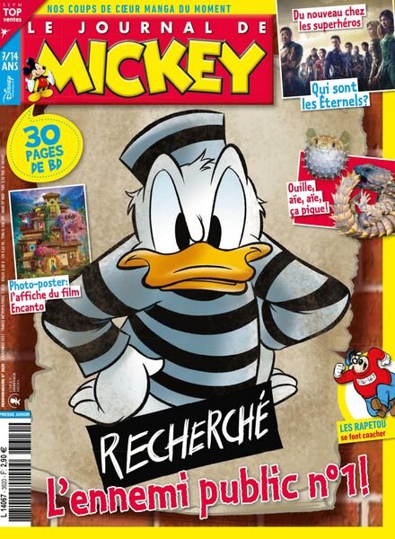 Le Journal de Mickey – 3 Novembre 2021 Cover