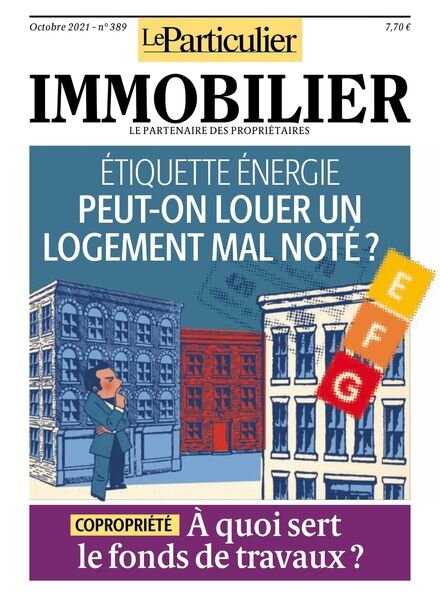 Le Particulier Immobilier – Octobre 2021 Cover
