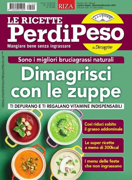 Le Ricette PerdiPeso – Novembre-Dicembre 2021 Cover