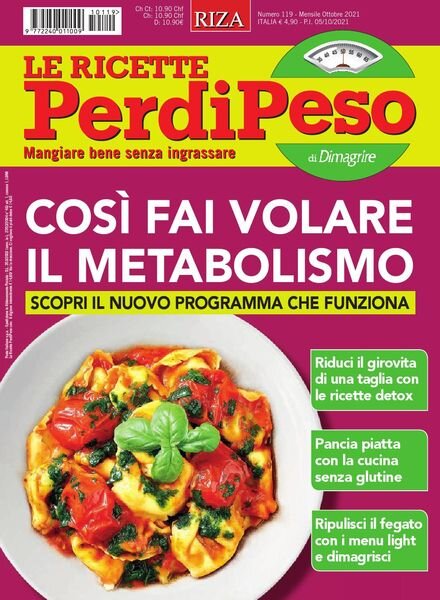 Le Ricette PerdiPeso – Ottobre 2021 Cover