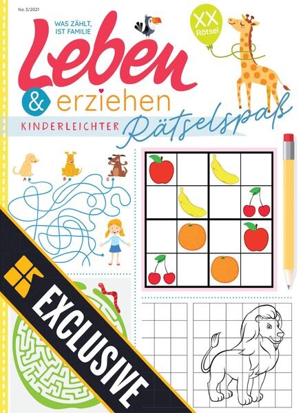Leben & Erziehen fur Familien mit Kindern – 06 Oktober 2021 Cover