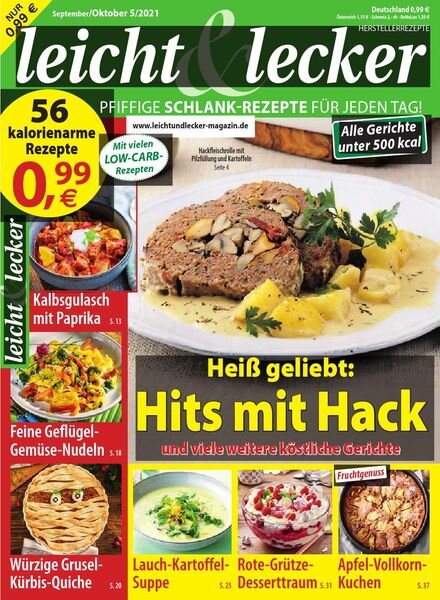 Leicht & Lecker – September-Oktober 2021 Cover