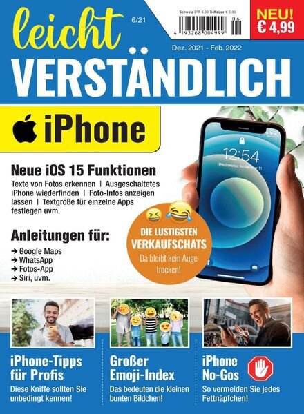 Leicht Verstandlich iPhone – Dezember 2021-Februar 2022 Cover