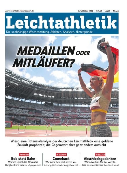 Leichtathletik – 05. Oktober 2021 Cover