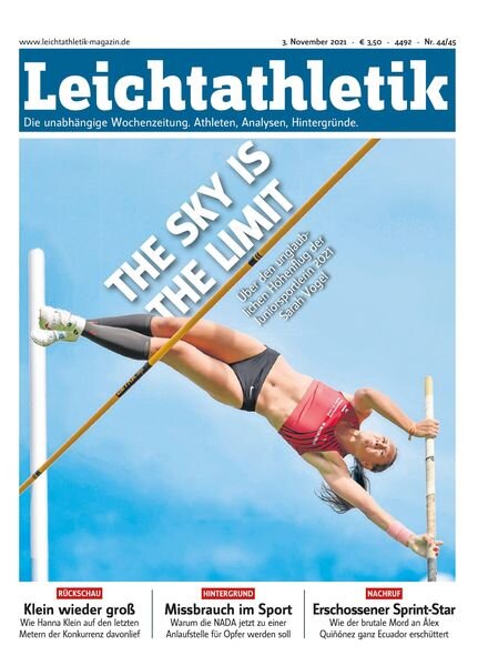 Leichtathletik – November 2021 Cover