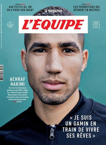 L’Equipe Magazine – 25 Septembre 2021 Cover