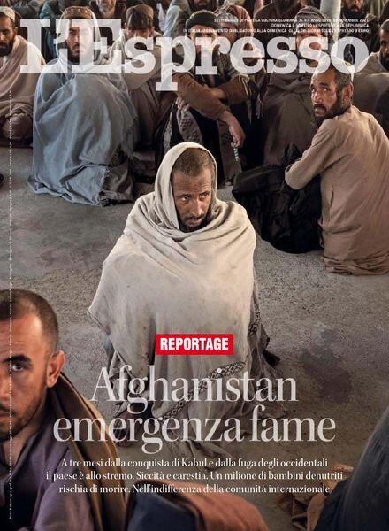 l’Espresso – 14 Novembre 2021 Cover