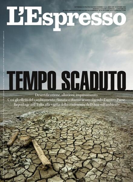 l’Espresso – 24 Ottobre 2021 Cover