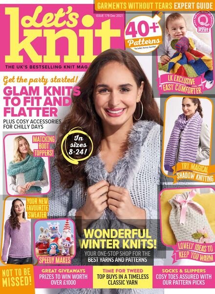 Let’s Knit – Issue 178 – December 2021 Cover