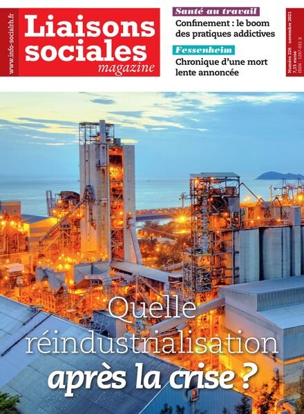Liaisons Sociales Magazine – Novembre 2021 Cover