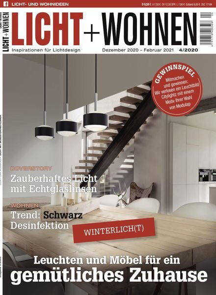 Licht + Wohnen – Dezember 2020 Cover