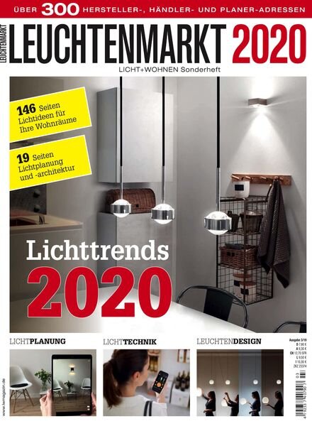 Licht + Wohnen – November 2019 Cover