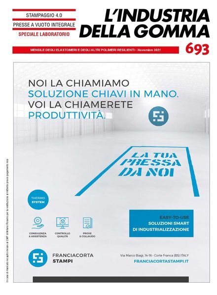 L’industria della Gomma – Novembre 2021 Cover