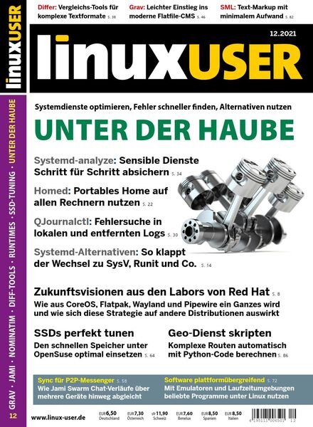 LinuxUser – Dezember 2021 Cover