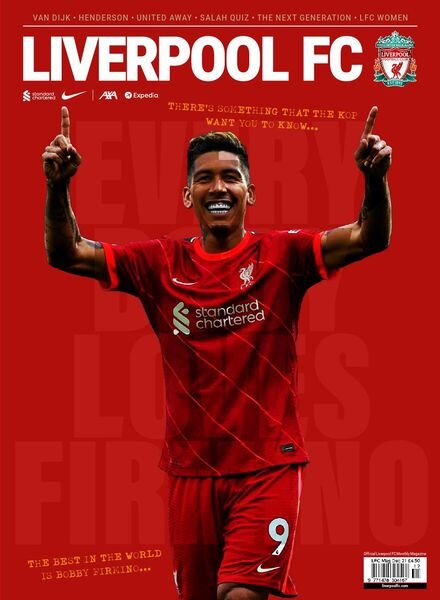 Liverpool FC Magazine – December 2021 Cover