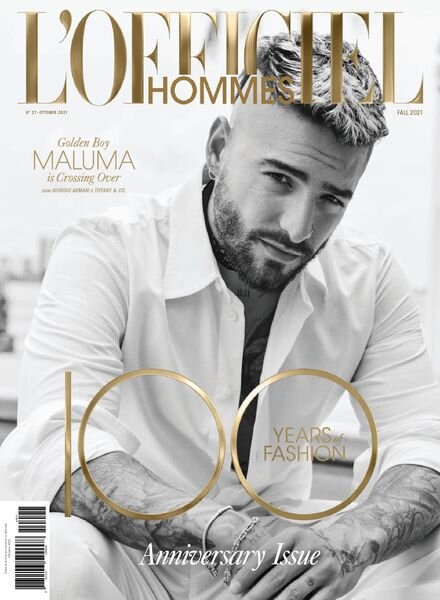 L’Officiel Hommes Italia – ottobre 2021 Cover