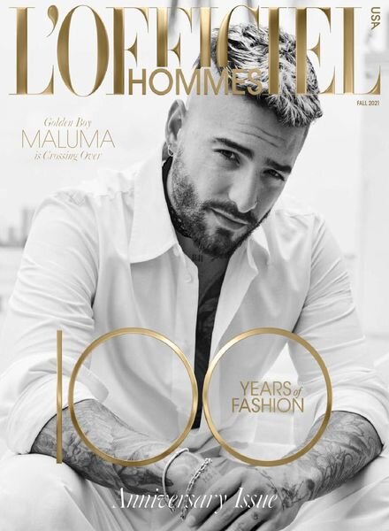 L’OFFICIEL HOMMES USA – October 2021 Cover