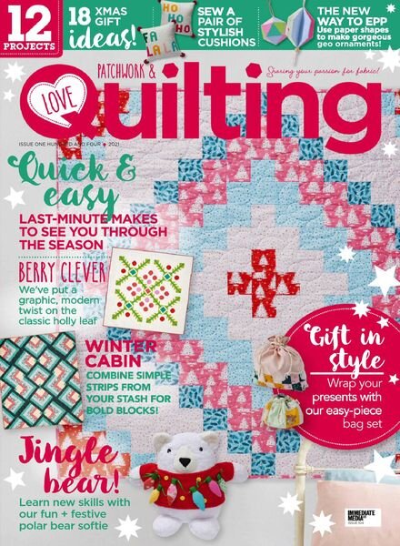 Love Patchwork & Quilting – December 2021 Cover