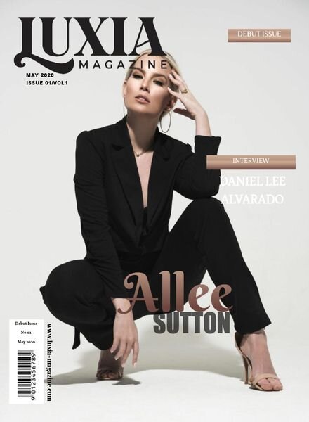 Luxia Magazine – Debut Issue, Vol 1 – May 2020 Cover