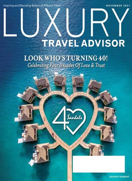 Luxury Travel Advisor – November 2021 Cover
