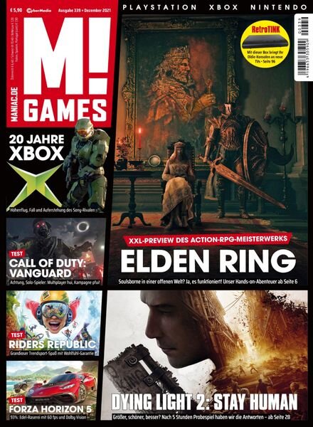 M! GAMES – November 2021 Cover