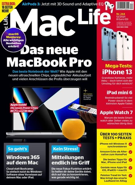 MacLife – Dezember 2021 Cover