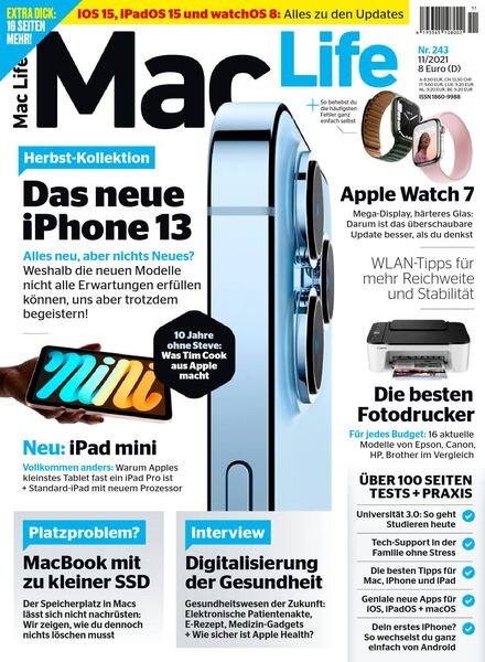 MacLife – November 2021 Cover