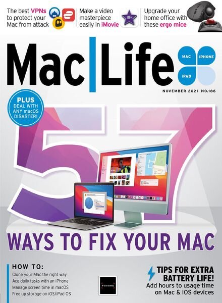 MacLife UK – November 2021 Cover