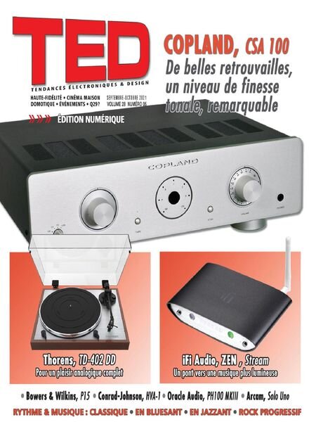 Magazine TED par QA&V – septembre 2021 Cover