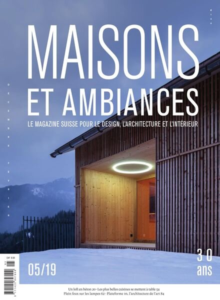 Maisons et Ambiances – decembre 2019 Cover