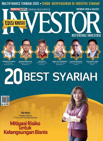 Majalah Investor – Oktober 2020 Cover