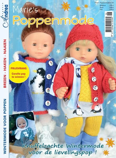 Marie’s Poppenmode Dutch Edition – november 2021 Cover