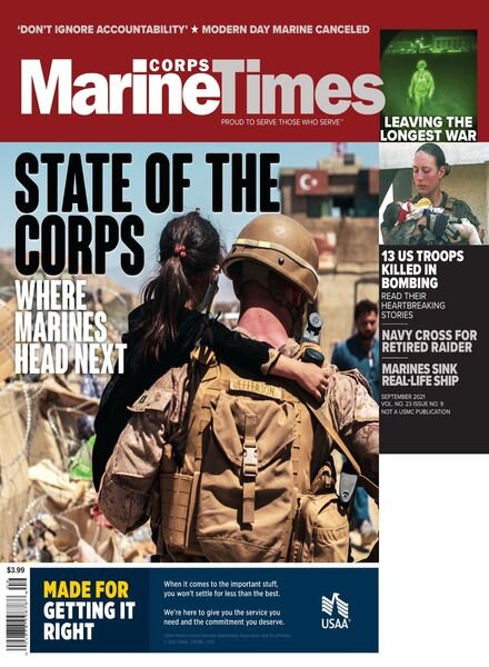 Marine Corps Times – September 2021 Cover