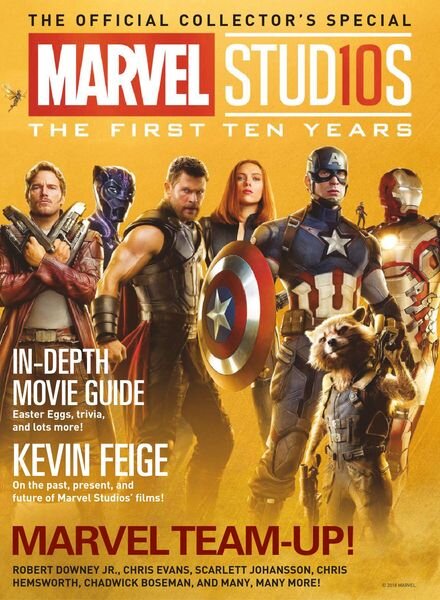 Marvel Studios – The First Ten Years – October 2018 Cover