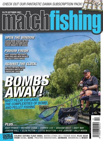 Match Fishing – October 2021 Cover