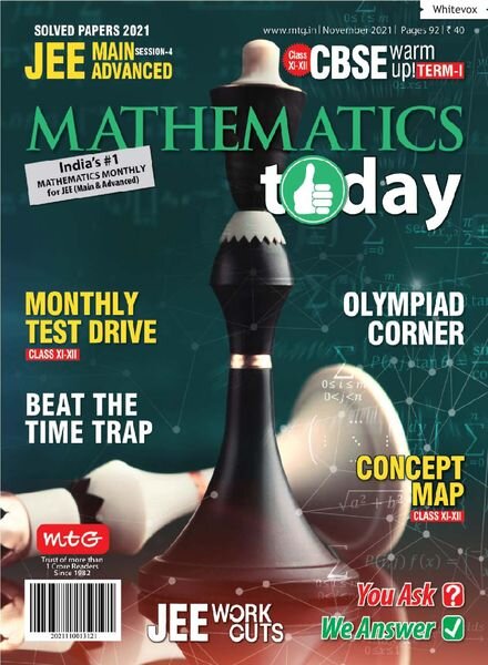 Mathematics Today – November 2021 Cover