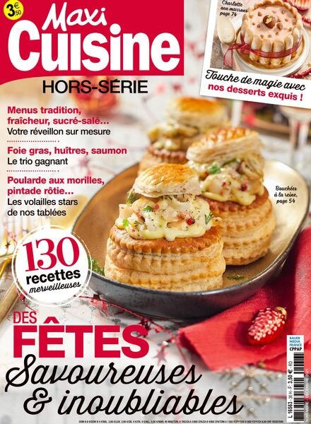 Maxi Cuisine – Hors-Serie – Novembre-Decembre 2021 Cover
