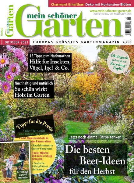 Mein schOner Garten – Oktober 2021 Cover