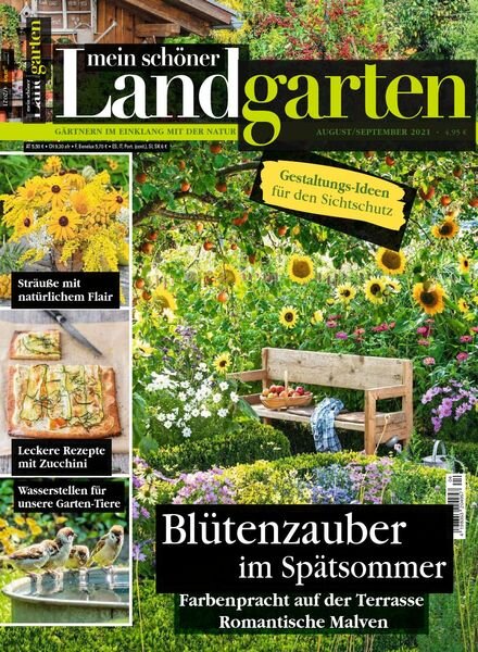 Mein schoner Landgarten – August-September 2021 Cover