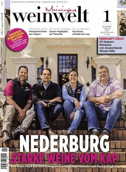 Meiningers Weinwelt – 10 November 2021 Cover