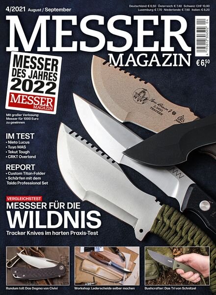 Messer Magazin – August 2021 Cover